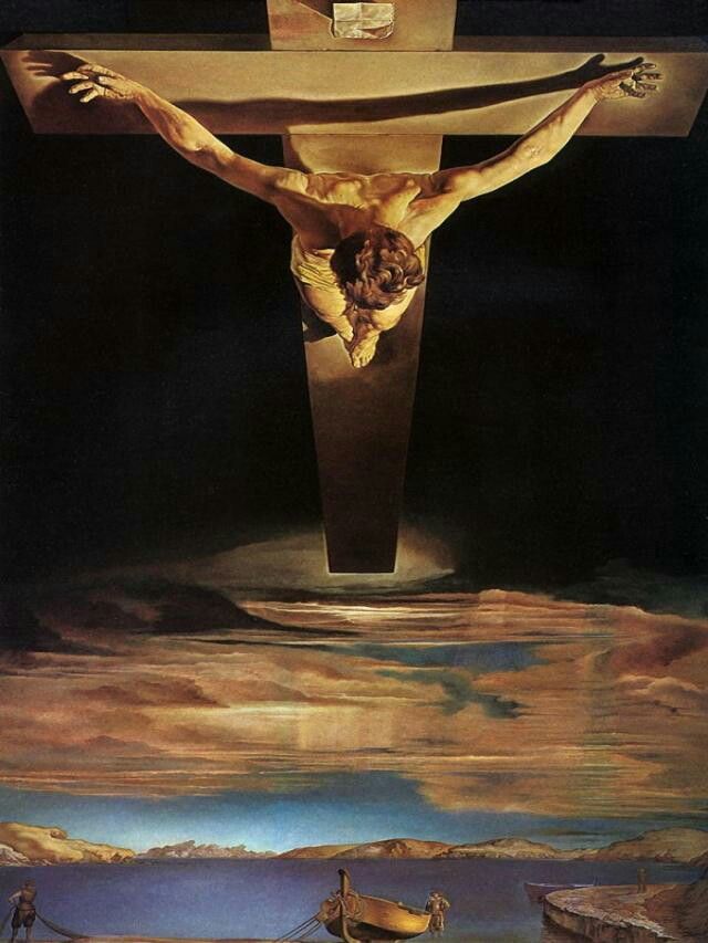 Christ of St. John of the Cross Art Print by Salvador Dalí